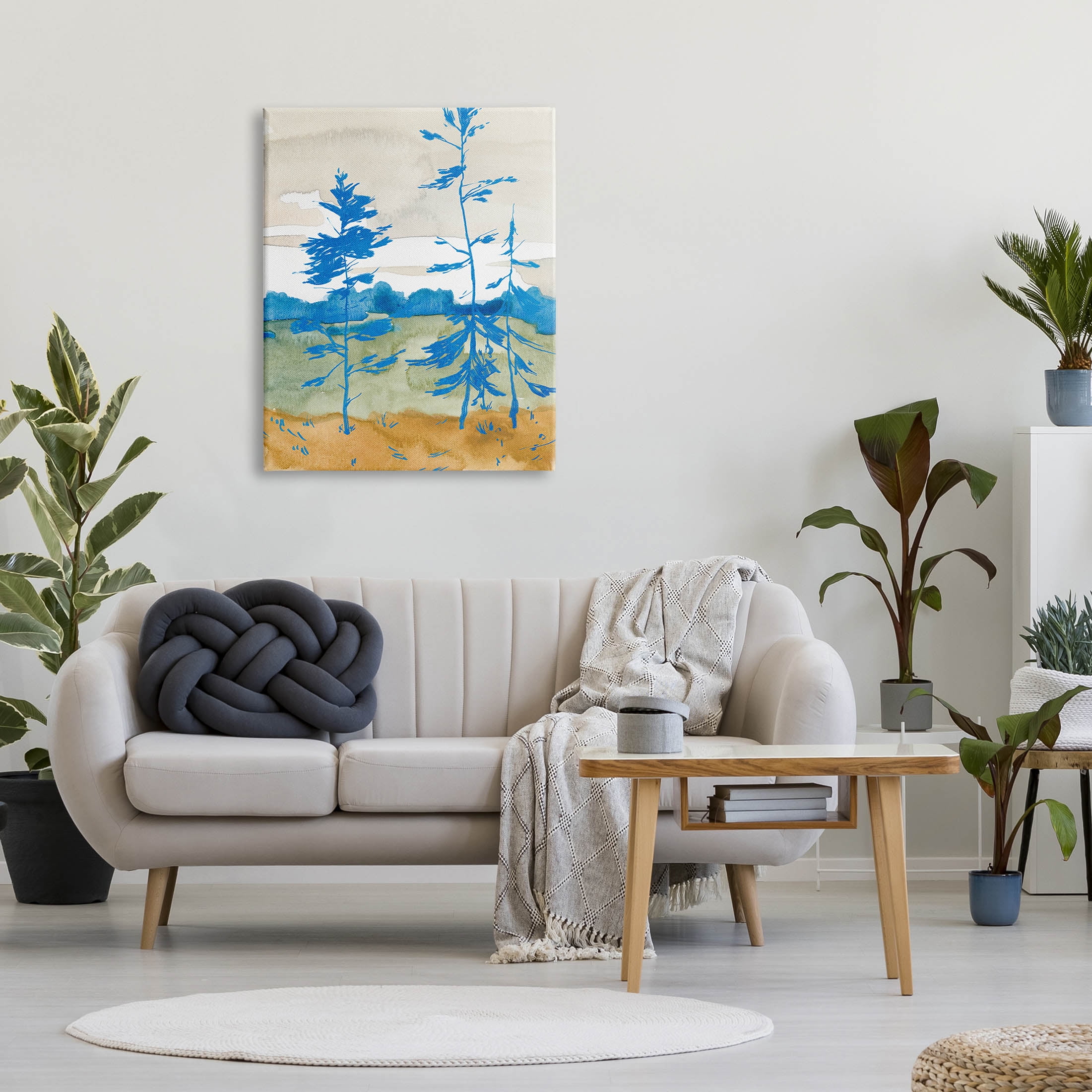 Stupell Industries Contemporary Nature Landscape Painting Gallery Wrapped Canvas Print Wall Art, Design by Jacob Green