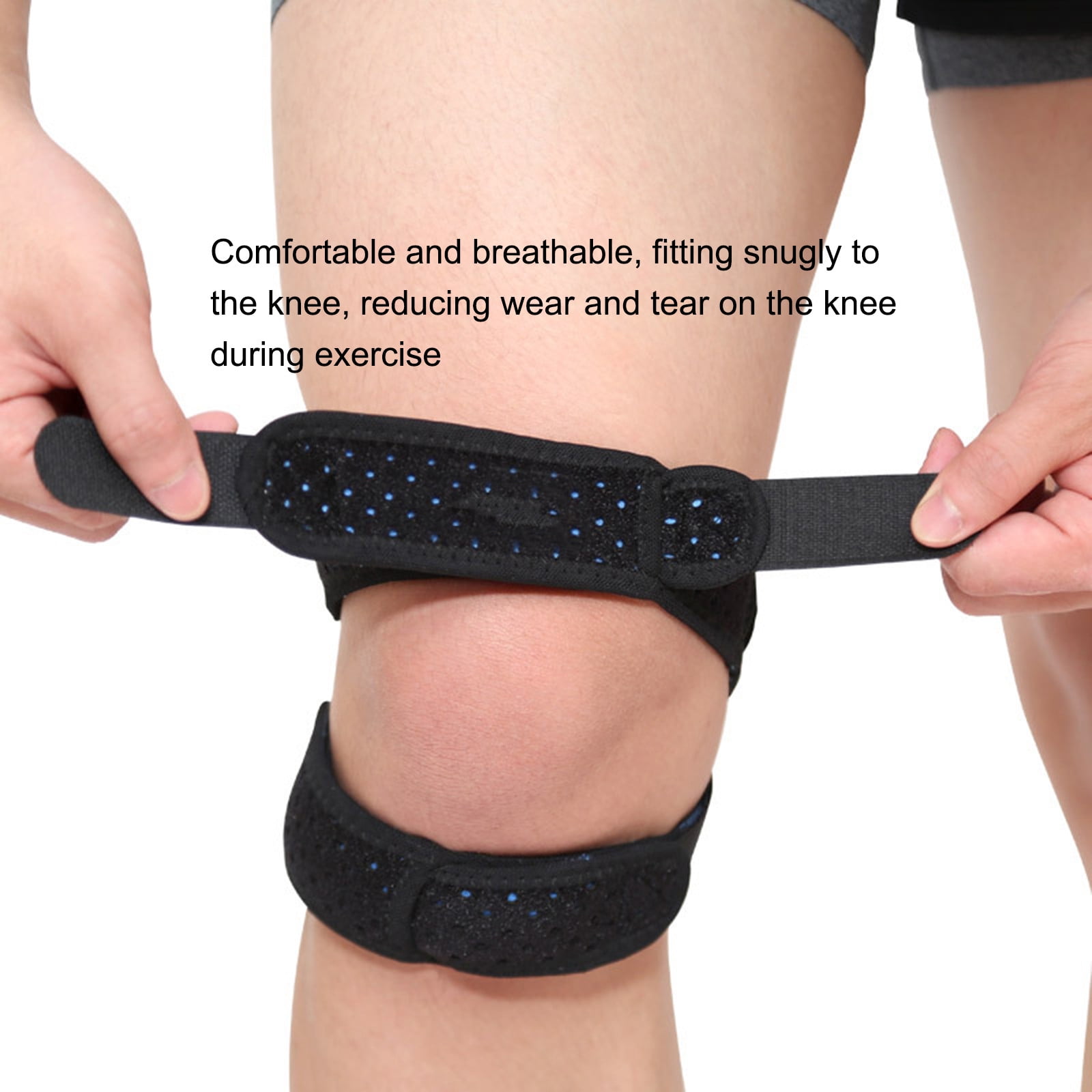 Deeceymbur 5PCS Technical Patellar Knee Protector Meniscus and Joint Protection Fitness Rope Skipping Running Mountaineering Injury Prevention Basketball Knee Protector