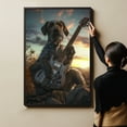 thumbnail image 6 of German Wirehaired Pointer Dog Poster Music Decor - German Wirehaired Pointer Dog Canvas Wall Art For Bedroom Decor - Abstract Canvas Wall Art - Dog Wall, 6 of 6