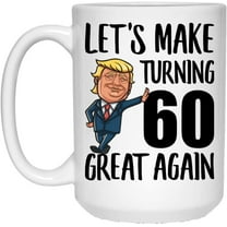 Happy 60th Birthday Gifts For Men Women Turning 60 Year Old Born In 1959 Christmas 2022 Gifts White Coffee Mug 15oz