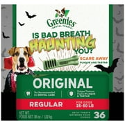 Greenies Limited Edition Halloween Packaging Original Regular Dental Dog Treats, 36 oz. Box, (36 Treats)