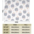 thumbnail image 2 of Ultra-Soft Micro Fuzzy Throw Blanket Cute Hedgehog Animal Fluffy Cozy Warm Blankets Soft Blankets Decorative for Couch Bed Sofa Bedroom for Four Seasons 60"x50", 2 of 5