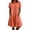 Orange, variant on Bosfbaoi Dresses for Women Casual A-Line Tunic Dress Collared Neck Short Sleeve Shirt Dress with Pockets Summer Dresses for Women 2026