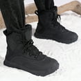 thumbnail image 5 of SKIUHS Men's Snow Boots Warm Insulated Faux Fur Waterproof Winter Shoes, 5 of 6