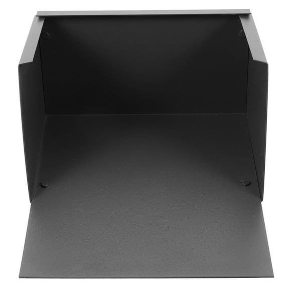 Hemobllo Downspout Splash Block Dark Grey Aluminum Rain Gutter Extender with Large Capacity and Easy Cleaning