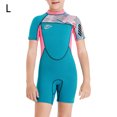 thumbnail image 3 of Soidarity Trajes de neopreno para niñas de 2,5 MM, traje de buceo de secado rápido, traje de neopreno de una pieza, traje de baño para jóvenes, buceo, Deportes acuáticos Azul L Soidarity OD003678-08, 3 of 6