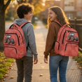 thumbnail image 3 of Aplkyhs Red Tractor 17 Inch Backpack for Age 6-12 Lightweight Water Resistant School Bag for Kids Elementary School Travel, 3 of 7