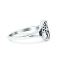 thumbnail image 2 of Tree of Life Band Ring 925 Sterling Silver Size 4, 2 of 6