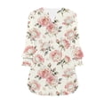 thumbnail image 3 of MEICHEN Blouses for Women Casual 3/4 Sleeve Womens Tops V Neck T Shirts with Cuffs Summer Fashion Clothing for Women, 3 of 3