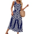 thumbnail image 4 of Fantaslook Summer Dresses for Women Sleeveless Casual Long Dress Beach Vacation Sundresses with Pockets, 4 of 11