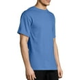 thumbnail image 3 of Hanes Men's and Big Men's Authentic Short Sleeve Tee, Up To Size 6XL, 3 of 5