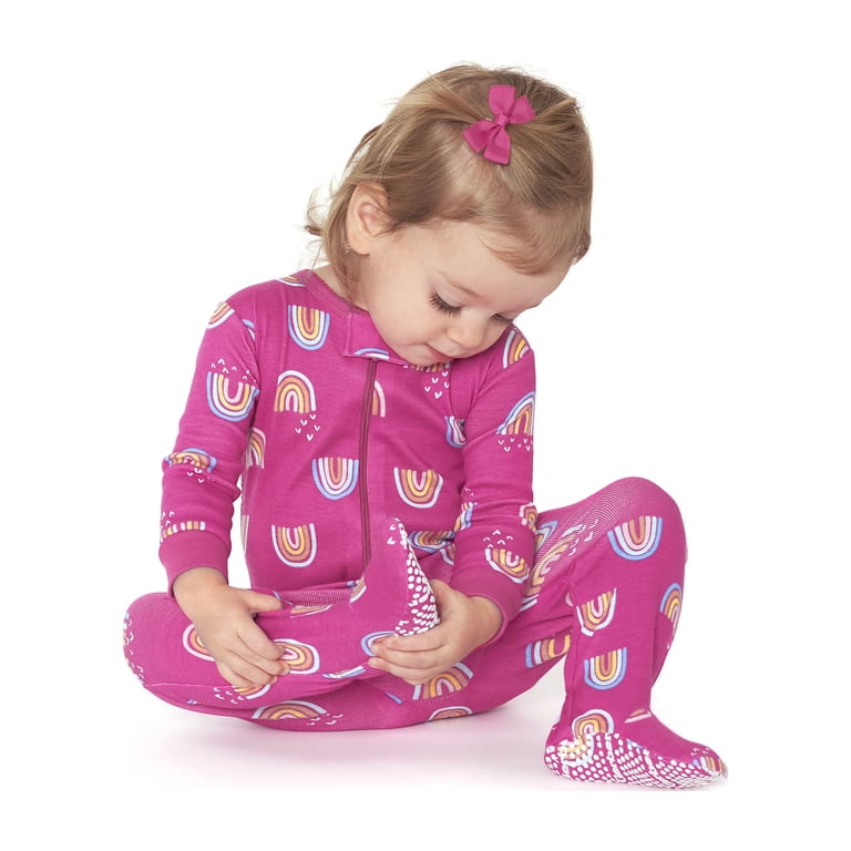 Gerber Baby Snug Fit Footed Pajamas 4-Pack photo 4