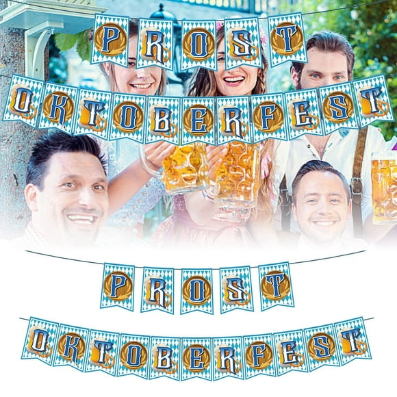 asddcavvf Festival Banner For Oktoberfest Celebrations Bear Flag Holiday Banners Indoor
