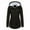 Black, variant on Jinhomg Soft Shell Winter Coats for Women Soft Cozy Fleece Lined Puffer Jacket Plus Size Warm Long Sleeve Double Closure Hooded Coat with Drawstring Dark Blue XXXL