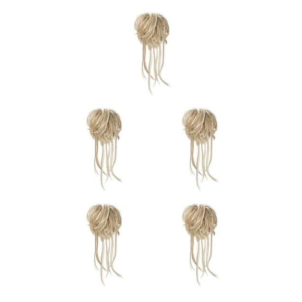 Soidarity La fibra se destaca con una peluca elegante para los amantes del moño con cola de caballo, extensión de cola de caballo, cabello Type2 NO2