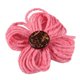 thumbnail image 5 of 10 piezas Adornos de hotel Decoraciones para el hogar Atractivo hilo de lino Adornos de flores Fiesta de Navidad Flores de boda 65x11mm rosado Macarena flor de guirnalda guita flor, 5 of 8