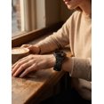 thumbnail image 7 of Wearlizer Leather Band Compatible with Samsung Samsung Galaxy Watch 9/8 40mm 44mm/ 8 Classic 46mm Band Women, Handwoven Braided Genuine Leather Soft Thin Wristband, 7 of 7