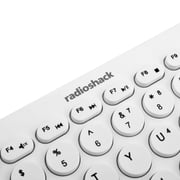 RadioShack Wireless Keyboard & Mouse Combo (2.4G) (White)