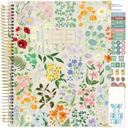 bloom daily planners 2024-25 Vision Planner, 7.5" x 9", Garden Party, Beige