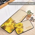 thumbnail image 5 of SKYSONIC Hello Fall Sunflower Kitchen Rugs 2 Pieces, Yellow Flower Floor Mat Room Area Rug Washable Carpet Perfect for Living Room Bedroom Entryway, 5 of 7