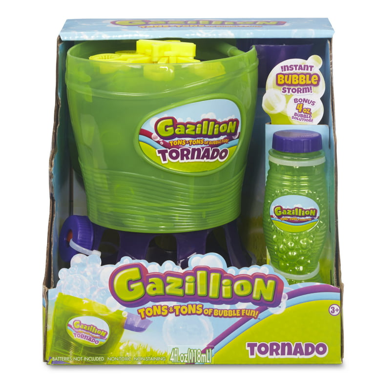Gazillion Bubbles Tornado Bubble Machine, Purple,Green - Walmart.com