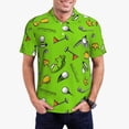 thumbnail image 1 of Balery Golf Sport Club Camisa Polo de Hombre con Estampado, de Manga Corta y Tejido Medio, Camisa Tipo Golf Polo-4X-Large, 1 of 6