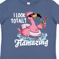 thumbnail image 4 of Inktastic I Look Totally Flamazing with Flamingo in Sunglasses Boys or Girls Toddler T-Shirt, 4 of 5