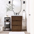 thumbnail image 4 of Meridian Furniture Willard 24" Brown Engineered Stone Bathroom Vanity, 4 of 13