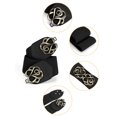 thumbnail image 6 of INSPIRE CHIC Women's Metal Interlocking Buckle Stretch Band Cinch Belt, 6 of 6