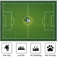 thumbnail image 4 of Sports Field Area Rugs, Soccer Football Pitch Carpet, Washable Non Slip Low Pile Soft Rug for Living Room Bedroom Decor Mat 4x5ft, 4 of 8