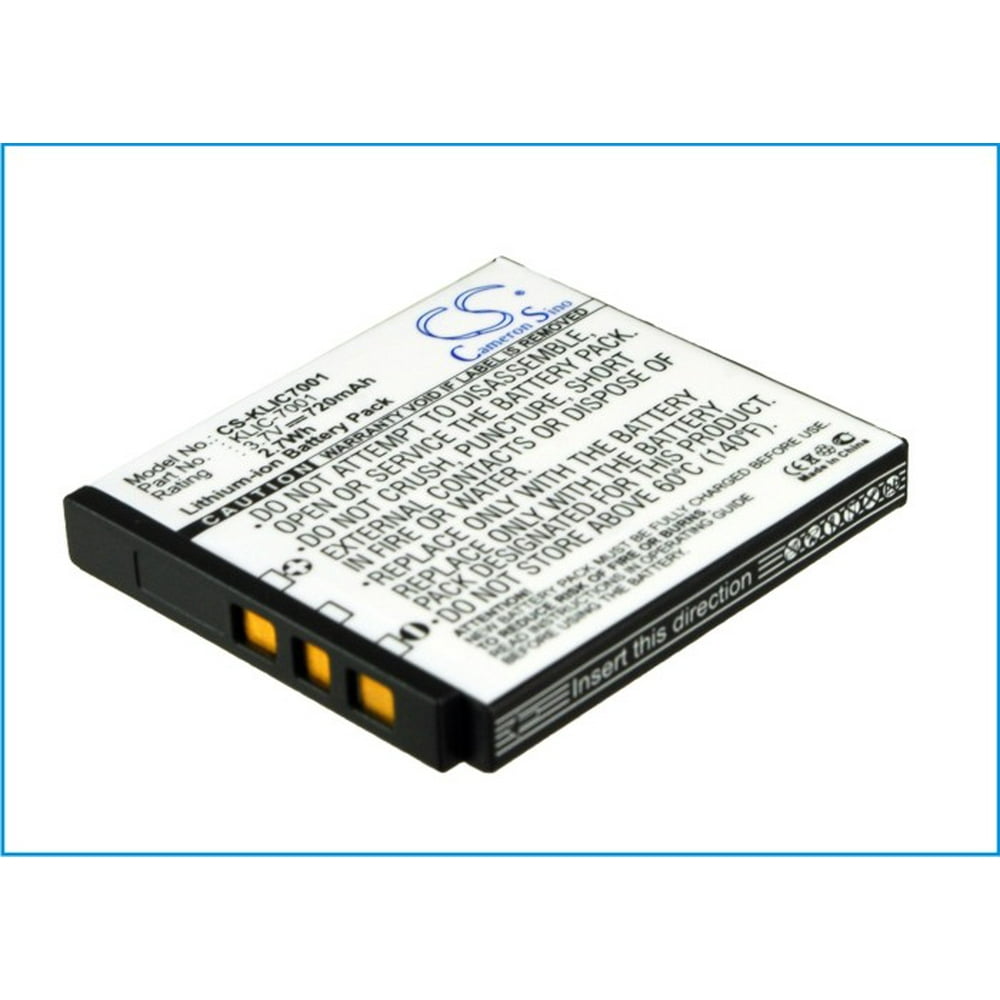 Replacement Battery for Polaroid 3.7v 720mAh / 2.7Wh Camera Battery