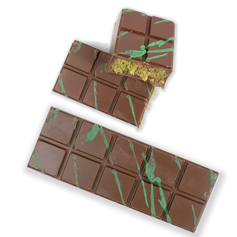 8 Count Holiday Dubai Chocolate Bar Party Favors For Gifting, Stocking Stuffers & More - Botanical Merry Christmas (1.9lb)