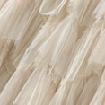thumbnail image 5 of SWSMCLT Women's Tutu Skirt Long Fall Pleated Tulle Skirt Ruffle Mesh High Waist Skirt Apricot One Size, 5 of 5