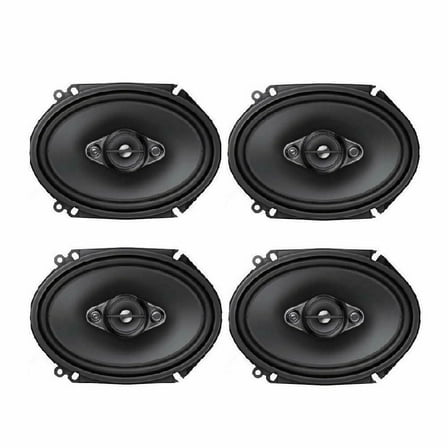 2 Pioneer TS-A6880F 350 Watt 6" x 8" 4Way Coaxial Car Audio Speaker 6x8" 5" x 7"