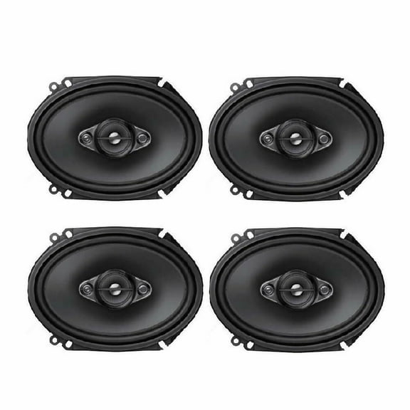 2 Pioneer TS-A6880F 350 Watt 6" x 8" 4Way Coaxial Car Audio Speaker 6x8" 5" x 7"