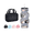 Black, variant on Travel Hanging Toiletry Bag for Women - Waterproof Cosmetic Organizer with Clear Window, Lightweight Bathroom Bags for Essentials, Makeup, Shampoo, Toiletries Pink, Medium