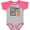 Baseball Heather and Hot Pink, variant on Leukemia Together We Will Win Boys or Girls Baby Bodysuit