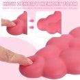 thumbnail image 3 of Uxcell Cloud Keyboard Wrist Rest Set, Memory Foam Wrist Pad Support Ergonomic Mouse Pad Red, 3 of 7