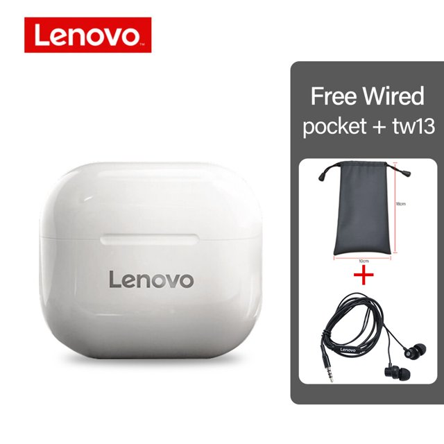 Auriculares inalámbricos Lenovo LP40 originales, auriculares TWS Bluetooth, Auriculares deportivos con Control táctil, auriculares estéreo para teléfono Android Tan Jianjun unisex