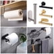 thumbnail image 2 of Portarrollos de papel colgante para baño, soporte de almacenamiento para inodoro, organizador de cocina, estante para servilletas, soporte de pared adhesivo de acero inoxidable,Accesorios WC Silver Ho, 2 of 4