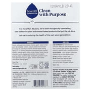 Seventh Generation Dishwasher Detergent Packs for sparkling dishes Free & Clear Dishwasher tabs 20 count