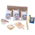 thumbnail image 1 of 1 Set Doll House Miniature Baking Props Mini Kitchen Eggbeater Cooking Book Flour Sack, 1 of 1