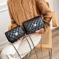 thumbnail image 5 of Bolso bandolera Bolso de mujer Bolso de hombro romboidal Bolso de cuero artificial Bolso bandolera de mujer, 5 of 5
