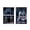 M, variant on Halloween Window Door Cover Set 2 Piece Hanging Backdrop Cloth Horror Ghost Scene Decoration for Outdoor Indoor Use