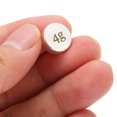 thumbnail image 3 of Contrepoids Tête de Phono, Contrepoids pour Tourne-Disque Plaqué Or Résistant +4g Argent, 3 of 8