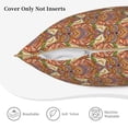 thumbnail image 3 of KLL Owl Mandala Decorative Throw Pillow Covers Velvet Soft for Couch Sofa Bedroom Living Room Outdoor (No pillow core)- 16"x16", 3 of 5