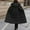 Black, variant on Women's Long Quilted Coat Hooded Maxi Length Long Sleeve Puffer Jacket for Women Padded Coat Winter Outerwear with Pockets