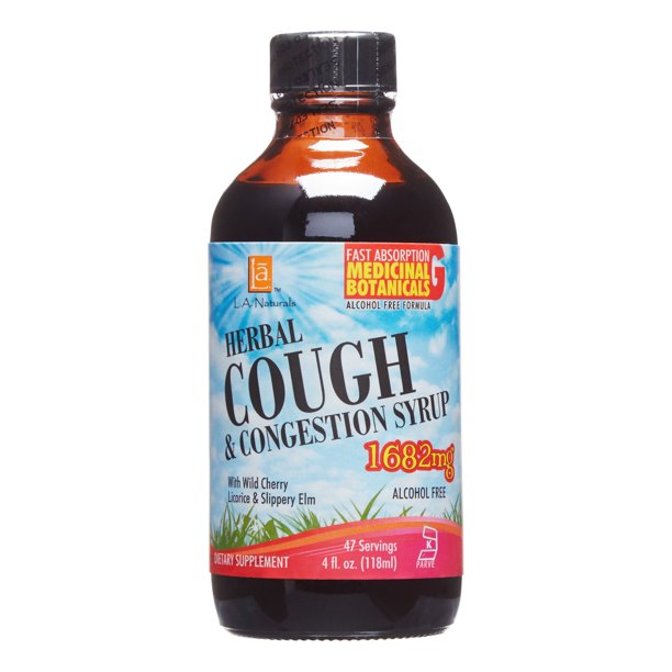 L A Naturals Cough & Congestion Syrup, 4 Fl Oz