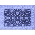 thumbnail image 1 of Ahgly Company Machine Washable Indoor Rectangle Oriental Blue Traditional Area Rugs, 3' x 5', 1 of 4