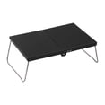 thumbnail image 1 of S SERENABLE 32cm Portable Folding Table Mini Beach Table, Space Saving Aluminum Top for Boat black, 1 of 9
